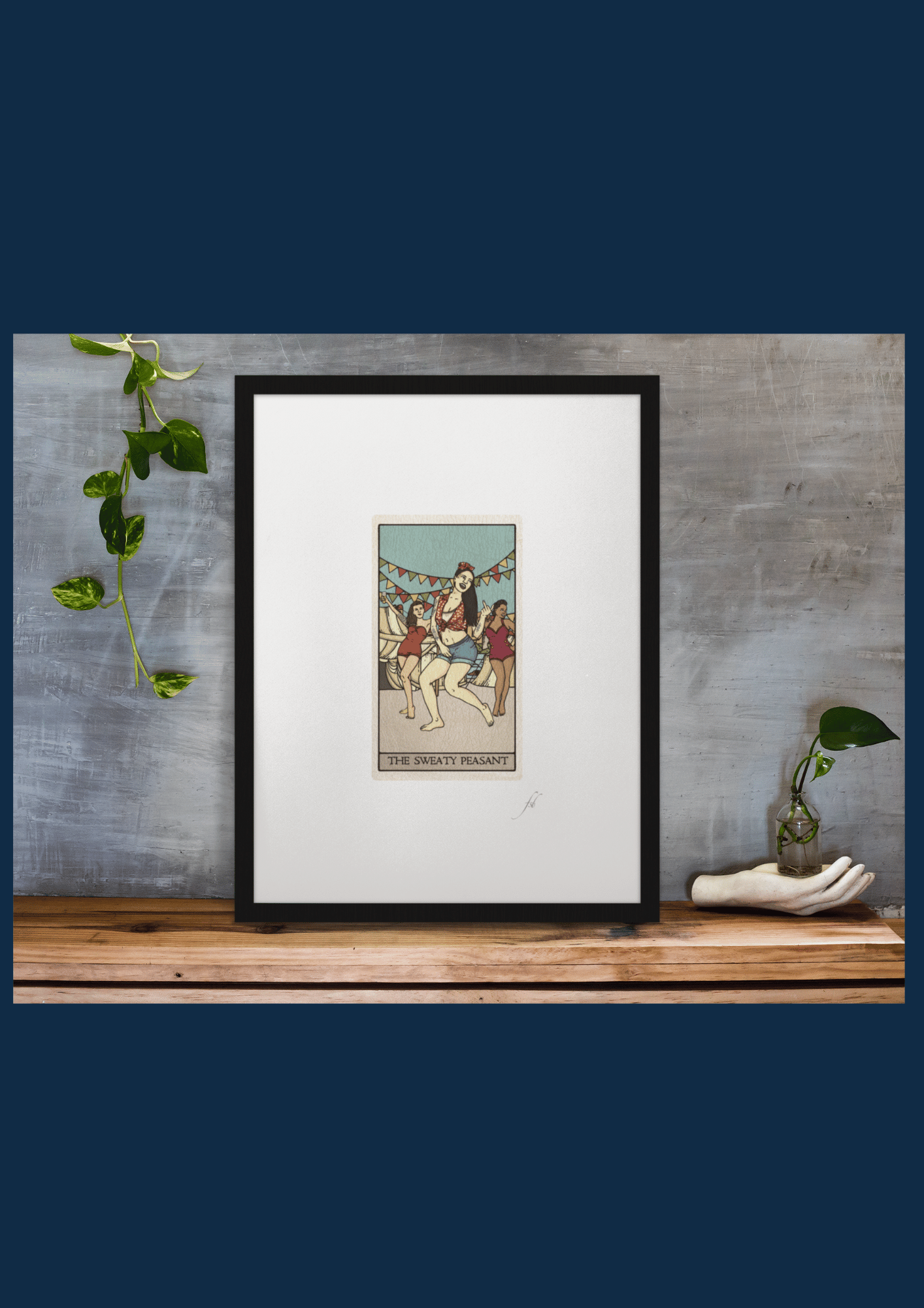 The Sweaty Peasant Art Print